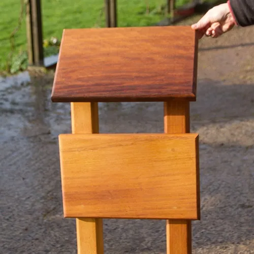 Ou carpenters and blacksmith can usually create customers requirements. Bespoke Backing Boards on Posts.