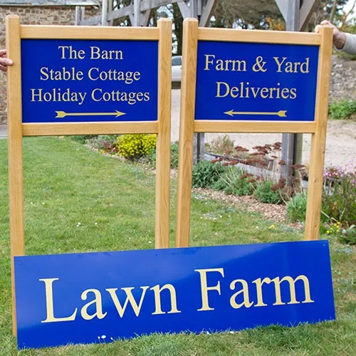 This is very cost effective signage Aluminium Compsite Entrance Signs