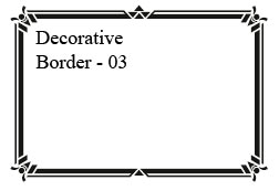 Decorative Border 03