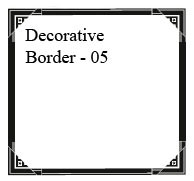 Decorative Border 05