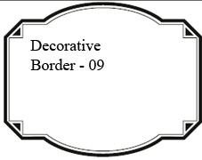 Decorative Border 09