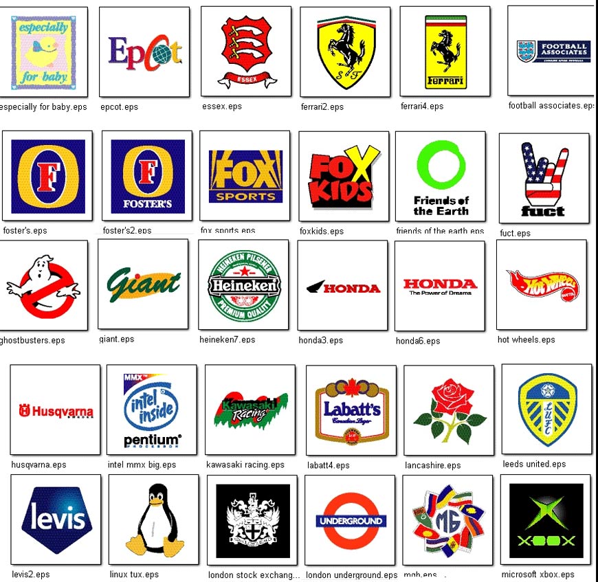 all logos in the world with name