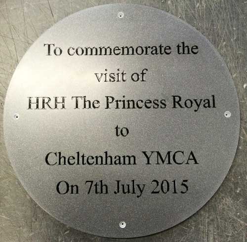 Royal Visit Plaque