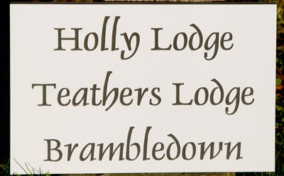 Perfect for long lasting engraved house signs