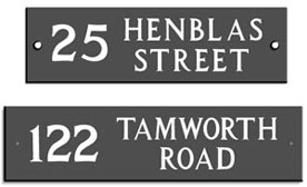 Low Price Slate House Signs