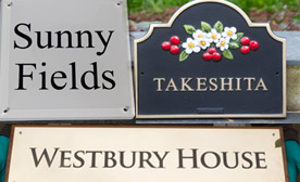 Have a look at a whole bunch of house signs we have made for our customers.