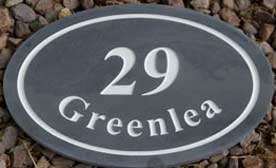 Oval Granite and Oval Slate Signs & Memorials