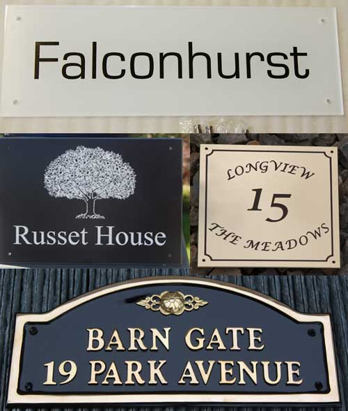 See the whole range of home and house signs.