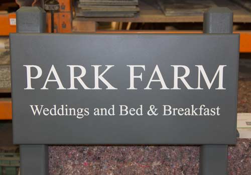 Painted Farm Sign