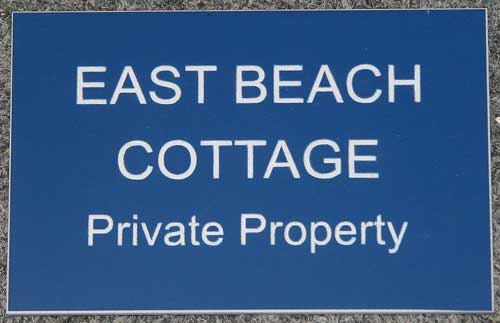 Small Engraved House Sign