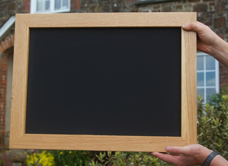 Blackboard for outdoor use