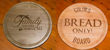 Personalised Bread Boards