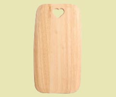 Wooden handled cutting board