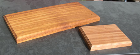 Backing boards made to any size in a variety of timbers.
