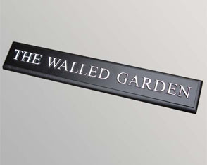 Rectangular Sign with Chamfered Edge