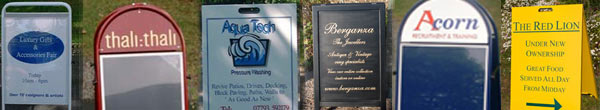 Quality Pavement Signs, A-Boards and Sandwich Boards