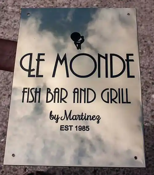 It is essential to regularly polih brass Polished Brass Plaque