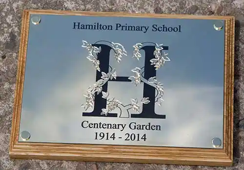 This was made using a combination of deep engraving and scratch engraving. Interesting Engraved Brass Plaque