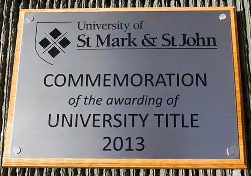 Stainless steel is long lasting and virtually maintenance free. Stainless Steel Plaque