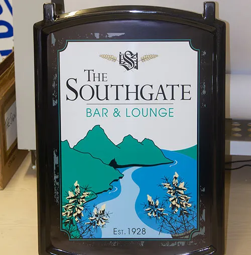 Available with or without the bracket Hanging Pub Signs