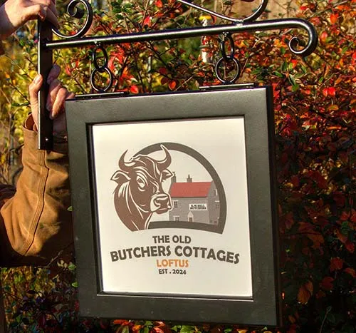 Framed Hanging Sign
