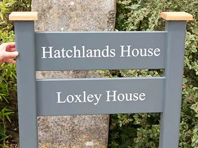 Painted Ladder Sign