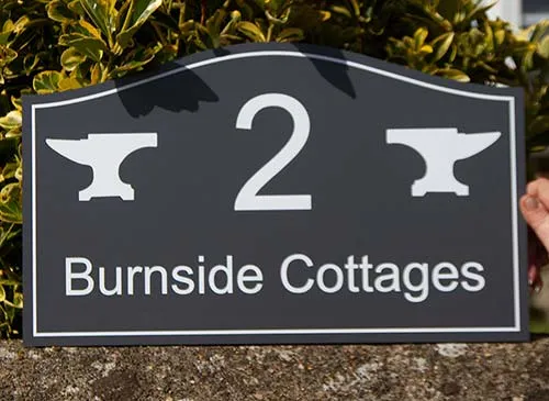 Aluminium Composite House Sign Board