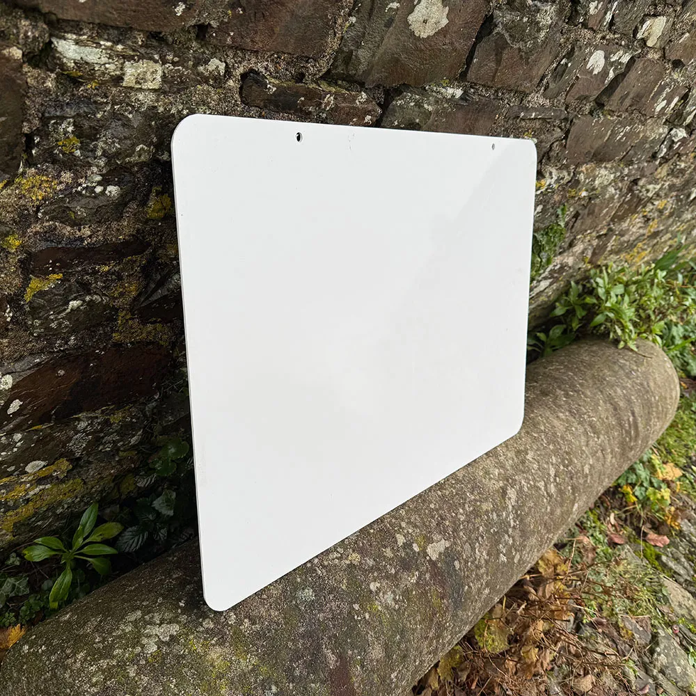 Semi-rigid PVC hanging sign special offer.