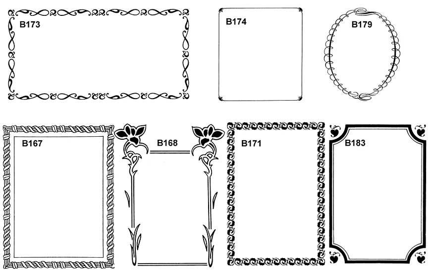 Decorative borders