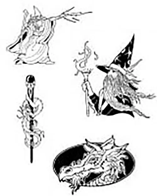 Mainly wizaed images but a few more dragons Wizards