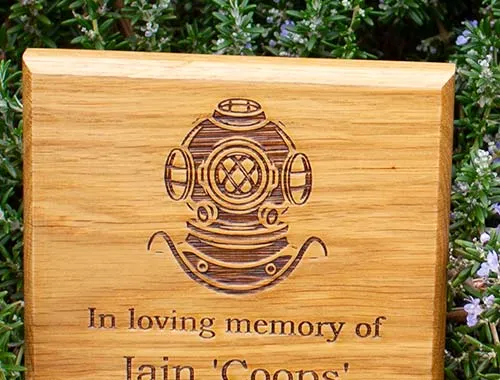 Laser engraved images are excellent in timber Laser Engraved Image