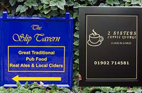 Large range of business signage to suit most businesses.
