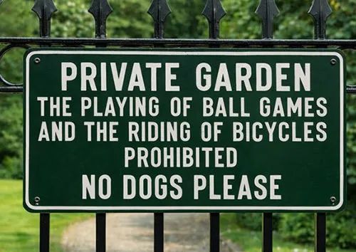 Tell us your requirements and we will send you a quote. Cast Iron Estate Signage