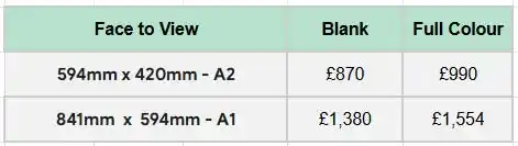 Prices for steel lecterns with cover