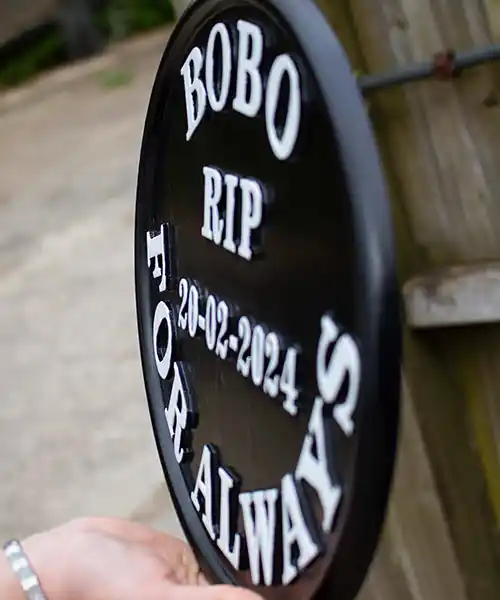 All bepoke made in a foundry Cast Iron Signs