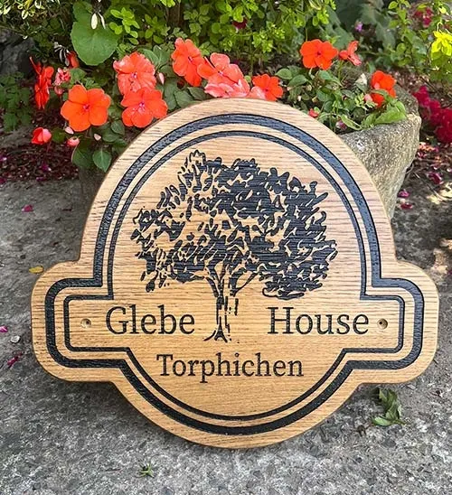 Shaped Wooden Sign