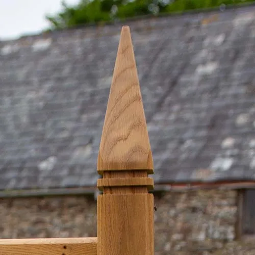 For painted or natural wood posts. Gothic Post Top