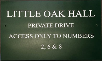Painted Sign Board - Heritage Green