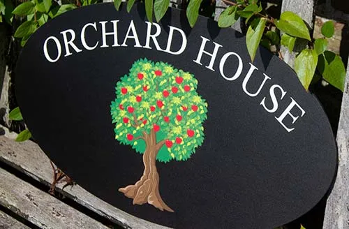 title here Full Colour House Sign