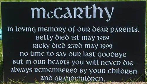 The better the photo the better the result. Aluminium Photo Memorial