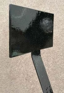 Cab be the same colour as the background colour Ground Stake for Cast Bronze Plaques