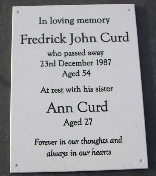 Corian colours do vary over time. Light Coloured Corian Plaque