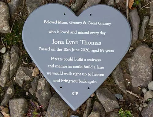 Corian is ideal for lots of words. Corian Heart - Colour Slate