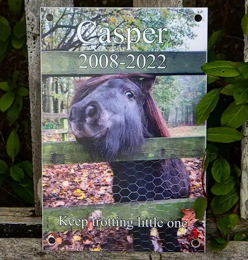 ToughPrint Full Colour Memorial Plaque