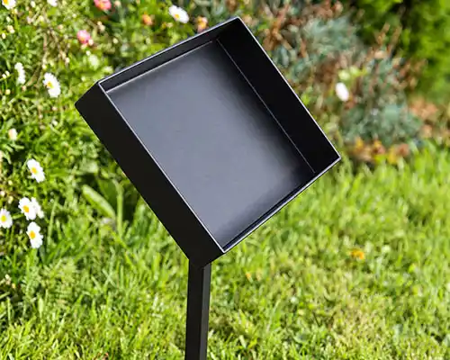 title here Plaque Holder without Plaque