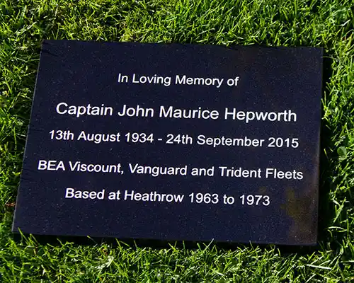Granite Memorial Black Granite Memorial Tablet