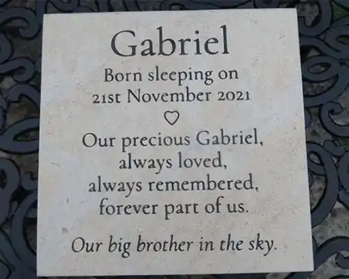 Limestone Memorials Limestone Memorial Tablet