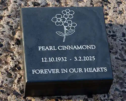 Slate Memorials Thick Slate Memorial Tablet