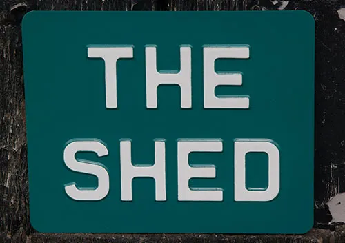 These signs are very durable. Embossed Aluminium Sign