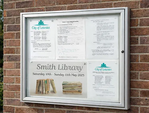 Single Door Notice Board